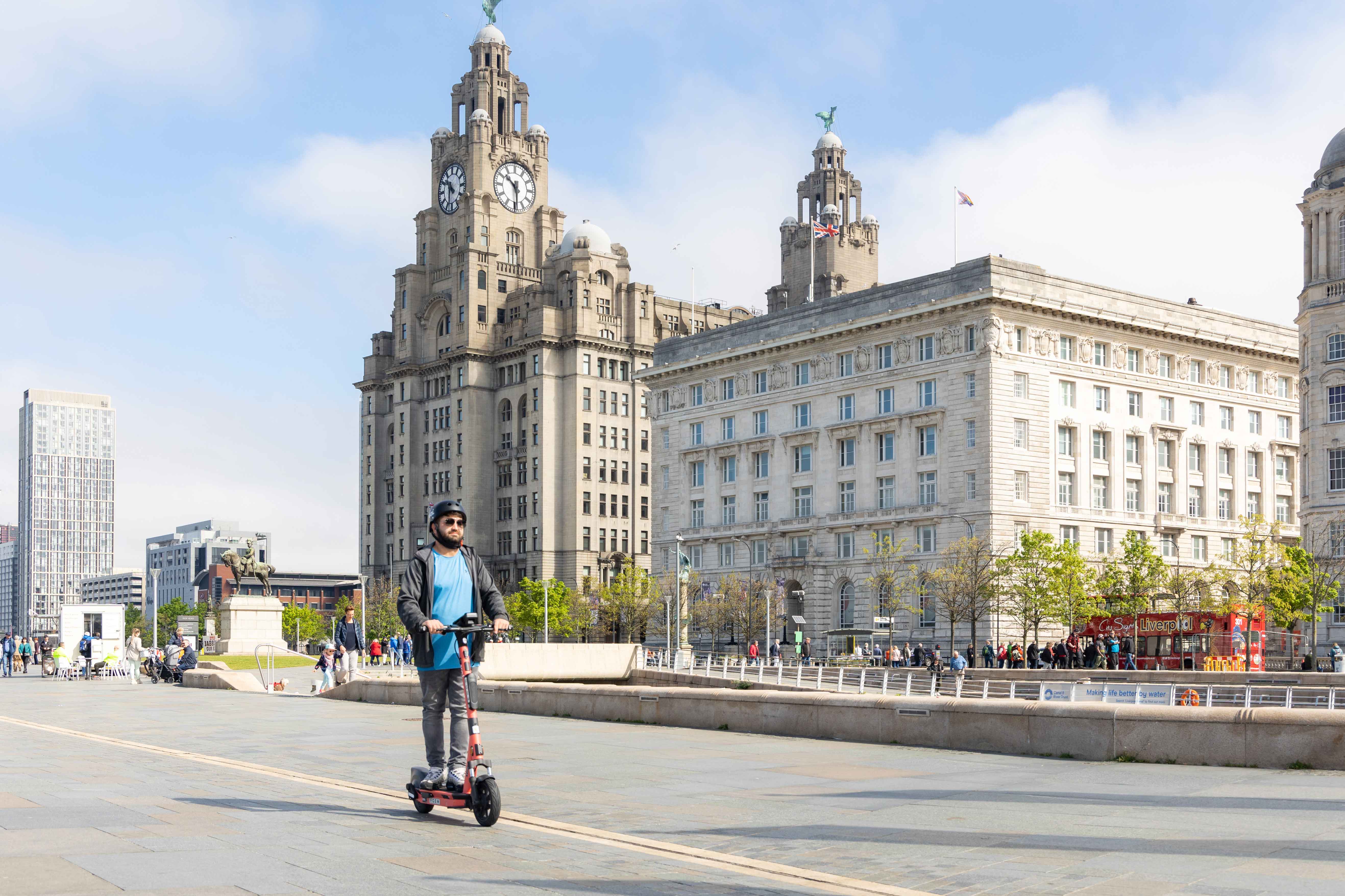 Voi Scooters in Liverpool