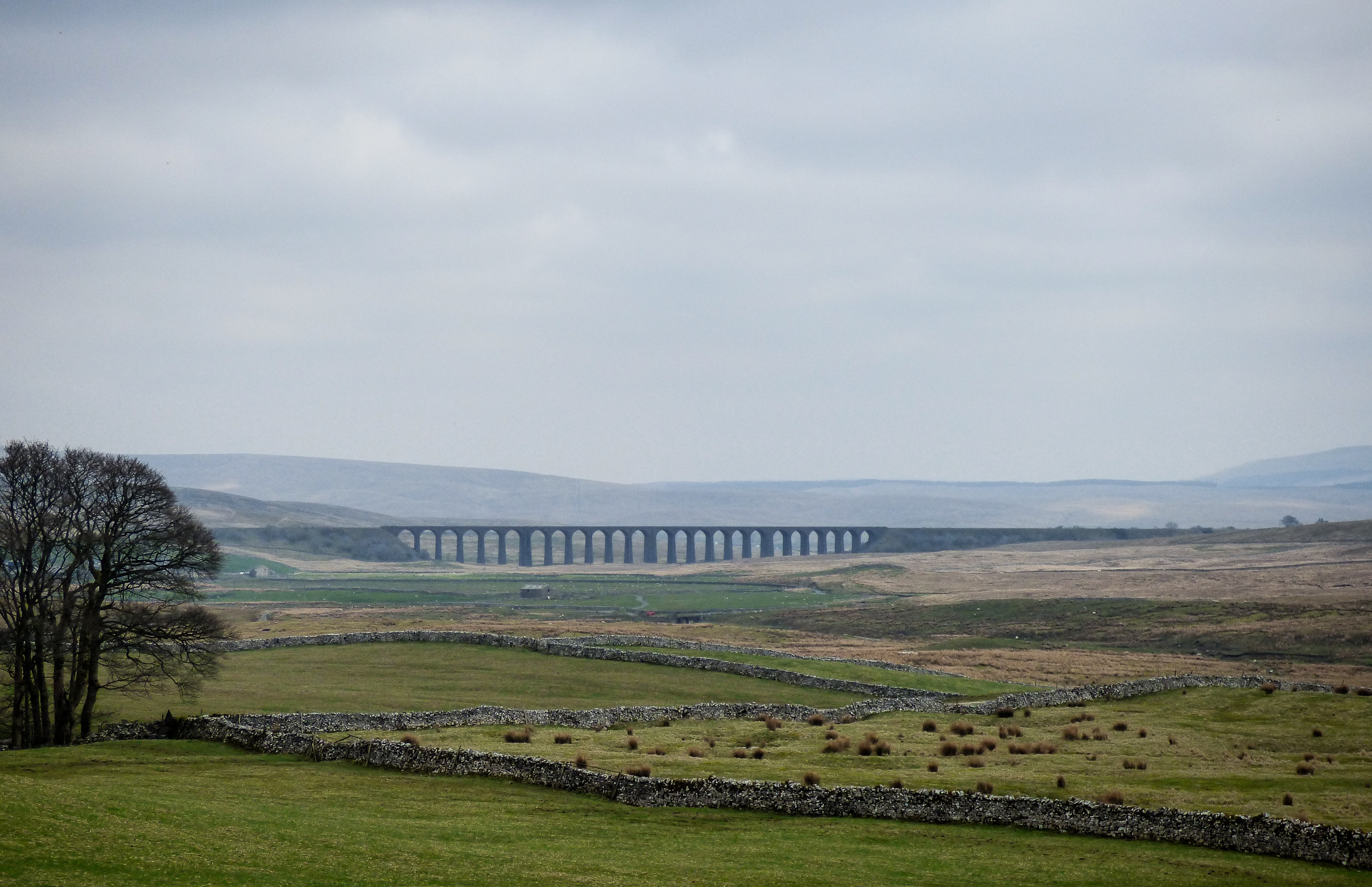 Ribblehead Viaduct with Whernside in the background