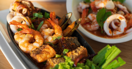 Seafood platter