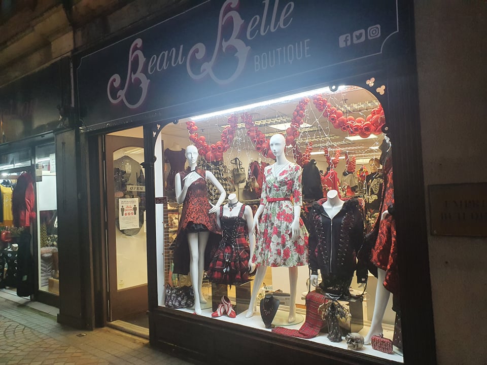 Beau Belle shopfront in Blackpool 
