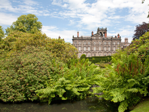 The Biddulph Grange House overlooking the gardens.