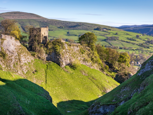 A view of the Mam Tor hike,