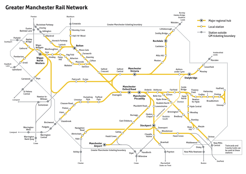 Combined Train Metrolink Tickets To Greater Manchester Northern