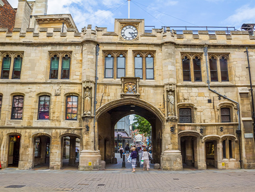 Guildhall and Stonebow in Lincoln