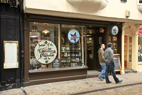 Image of The House of Trembling Madness shopfront in York