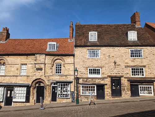 View of Jew's House restaurant in Lincoln