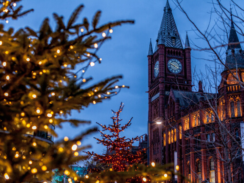 Liverpool at Christmas time