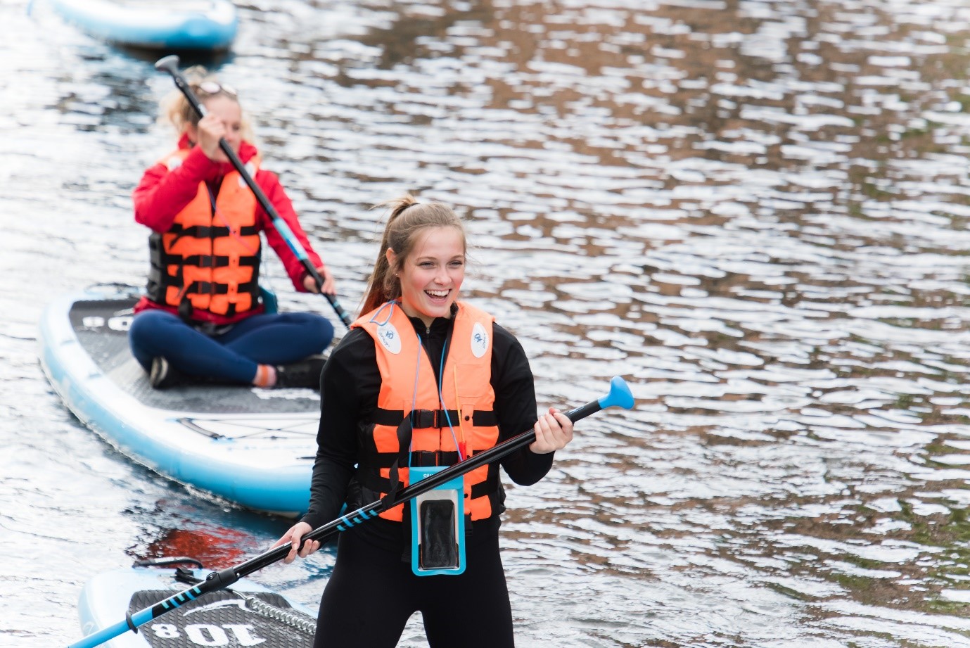 Image of two paddleboarders