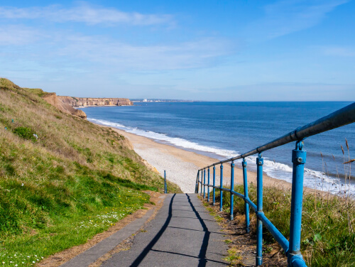Path down to Seaham Beach.