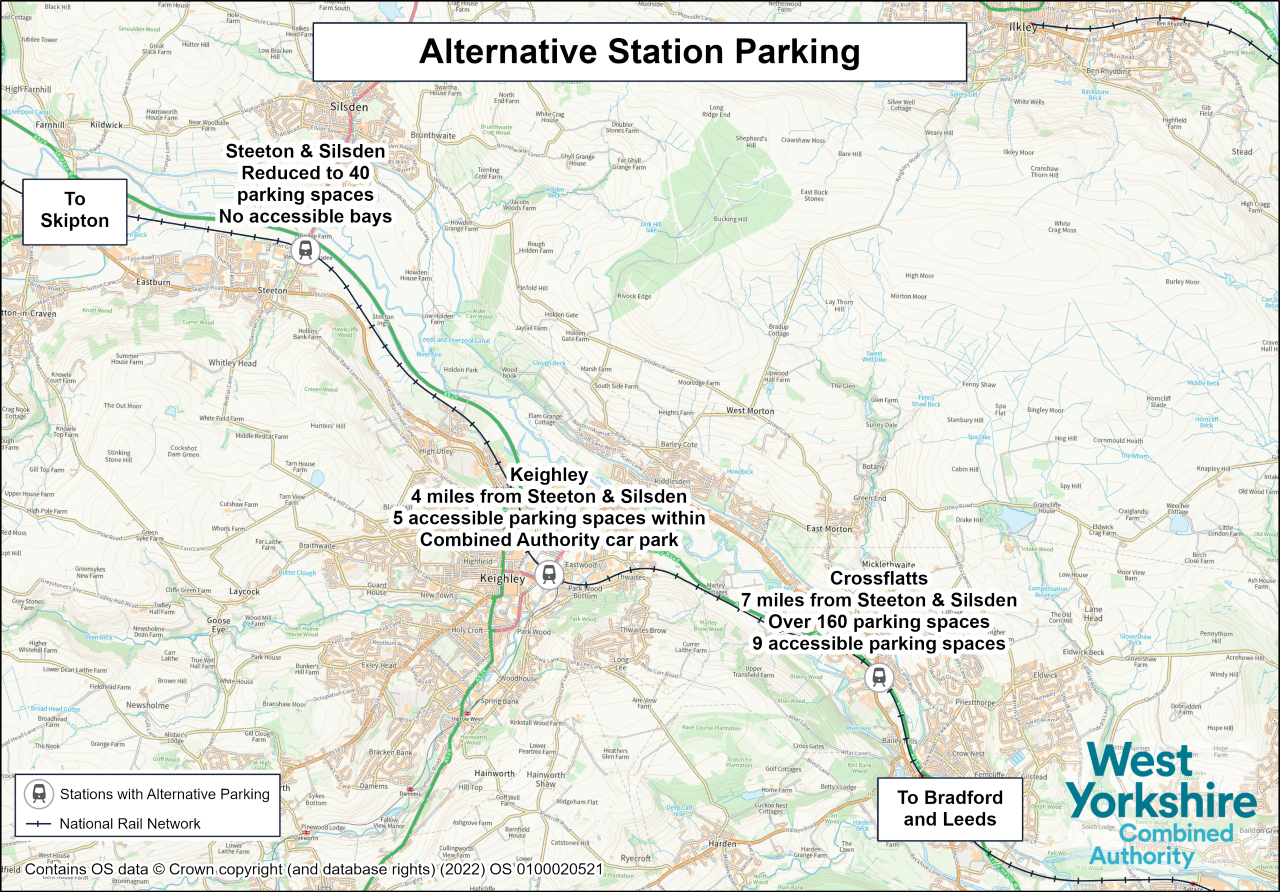 Steeton and Silsden Map