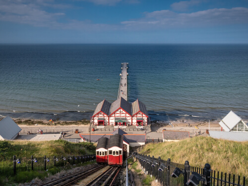 Saltburn-by-the-Sea in North Yorkshire, England