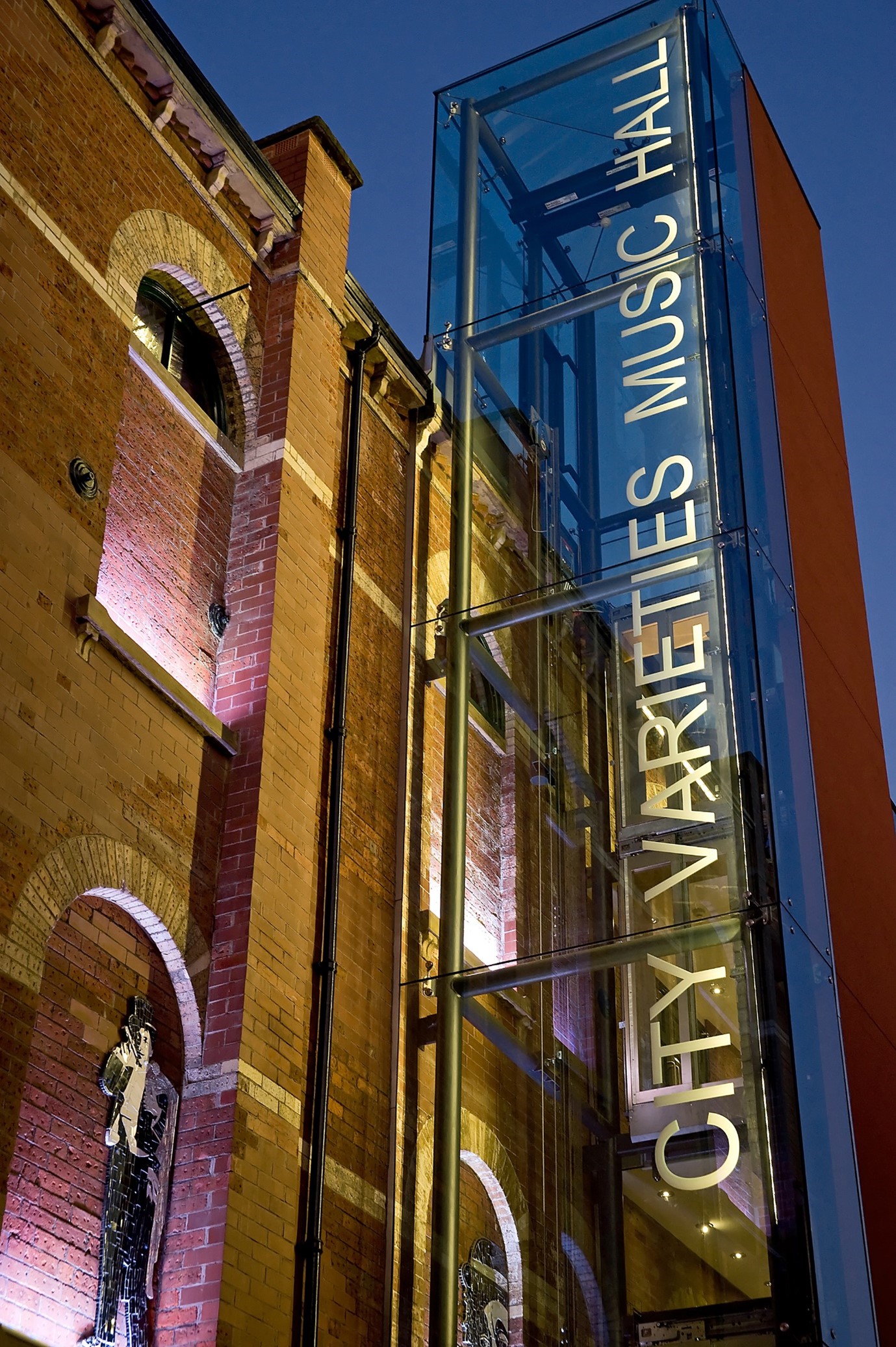 Image of the front of the City Varieties Music Hall in Leeds