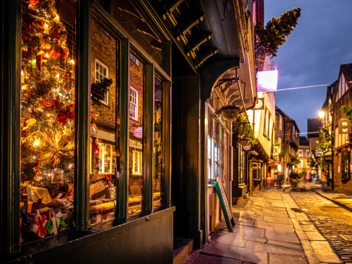York at Christms time