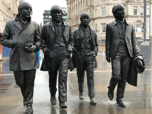 Beatles statue in Liverpool