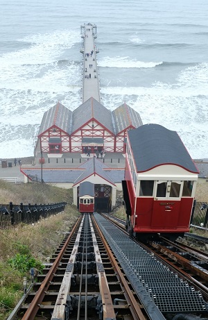 Funicular railway at Saltburn