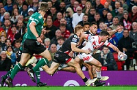 Rugby league action shot