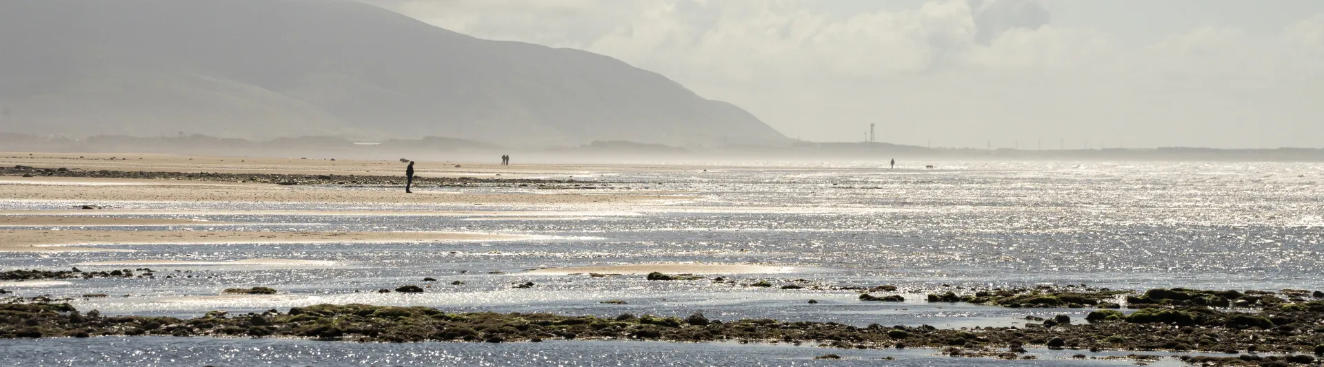 A sandy beach