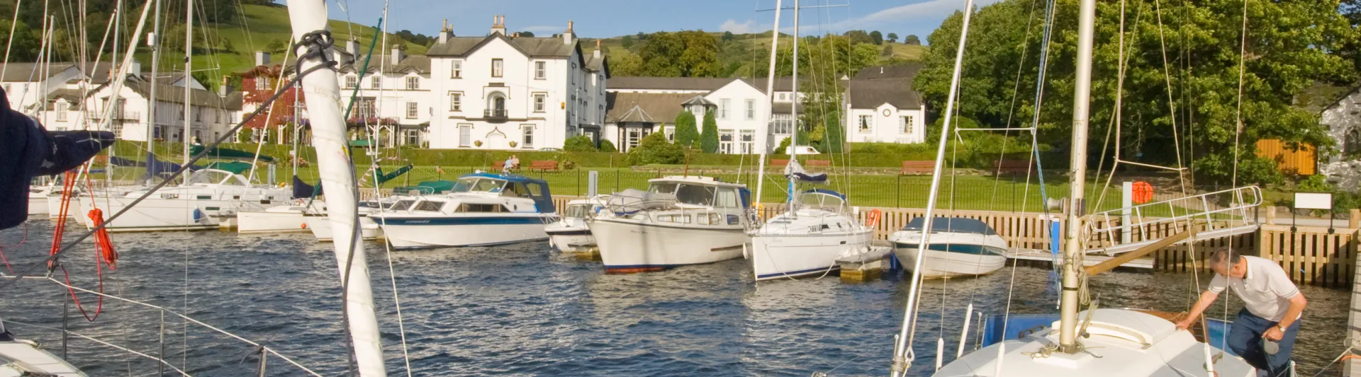 Boats in a harbour