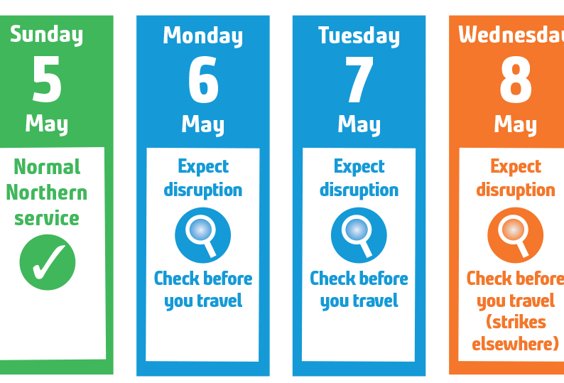 northern-strike-travel-advice-calendar-5-8-may-2024