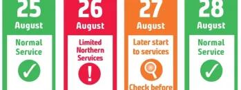 August bank holiday weekend - travel advice calendar p119o-xyq58-ecm3m-crhn6-fj2sd