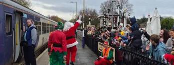 Father Christmas at Irlam station iduja-d9abs-zdjxk-bq219-4vfdq