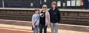 Image shows Keiran Glover (right) with his family 16aac-465rl-iozm4-d3dk2-03end