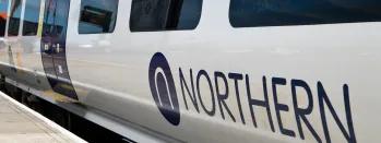 Image shows a Northern train up close mlk0v-umlgh-xt7up-26xof-uj7g4