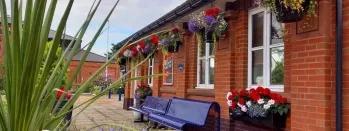 Image shows floral displays at St Annes on the Sea station (2022) image-shows-floral-displays-at-st-annes-on-the-sea-station-2022