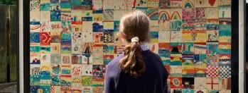 An image of the community artwork unveiled at Prestbury Station z9mdr-3cple-j1wj2-4nopy-i3q3m