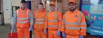 This image shows more volunteers at Filey station this-image-shows-more-volunteers-at-filey-station