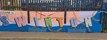 This image shows the new artwork at Swinton this-image-shows-the-new-artwork-at-swinton