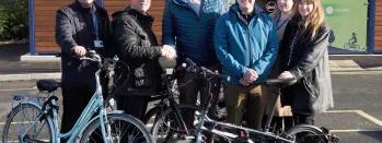 This image shows the opening of the new cycle hub (2) this-image-shows-the-opening-of-the-new-cycle-hub-2