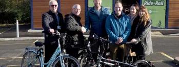 This image shows the opening of the new cycle hub (3) this-image-shows-the-opening-of-the-new-cycle-hub-3