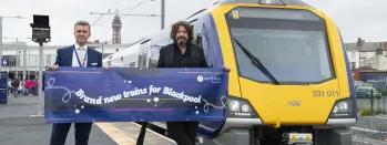 New trains launched at Blackpool North dsc1109