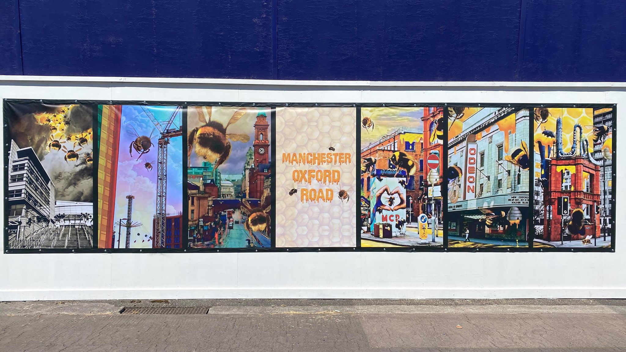 Manchester Oxford Road Banner 3