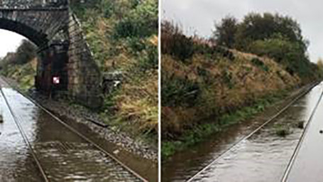 Aspatria flooding Oct 2021