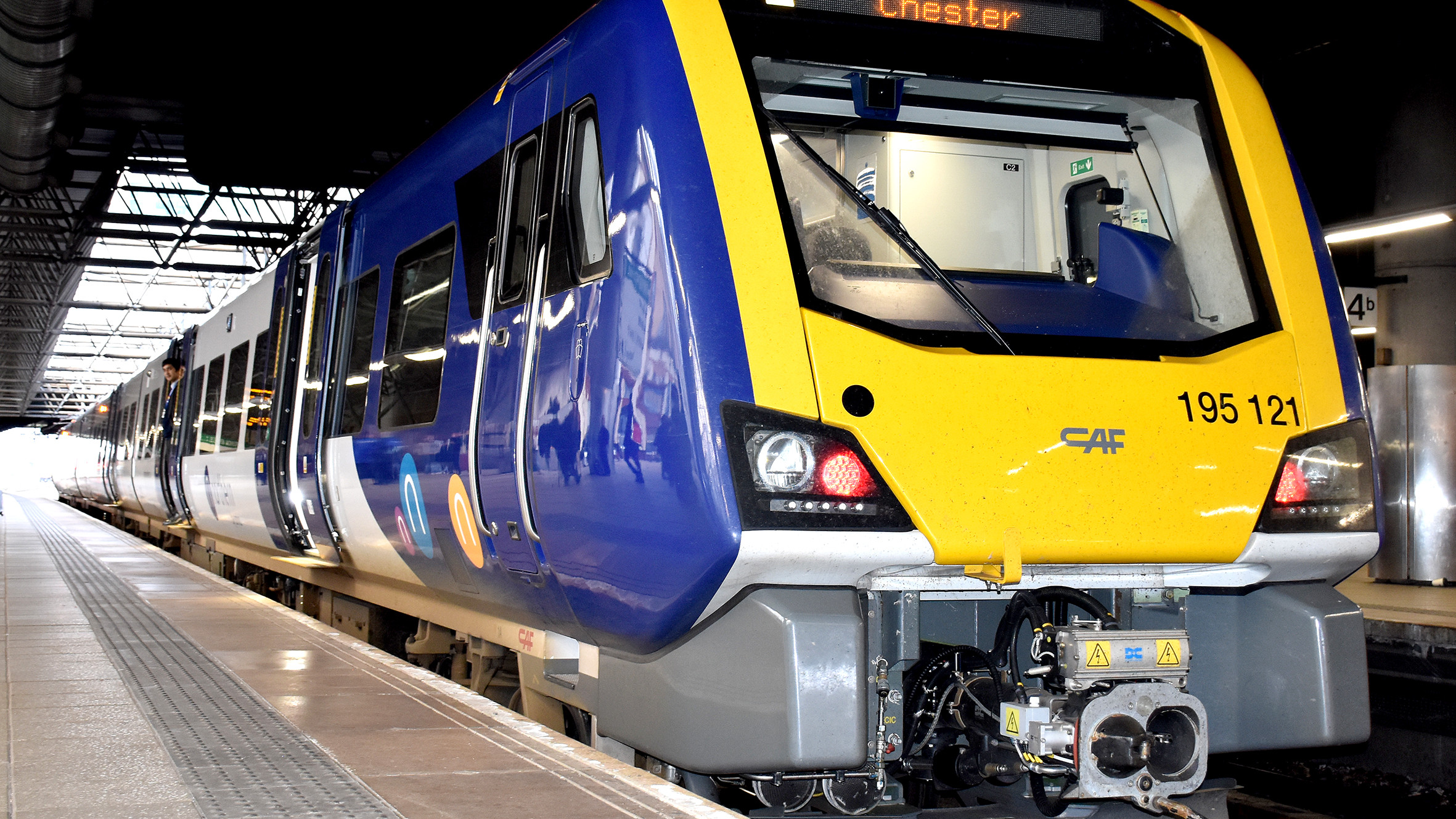 Class 195 at Manchester Victoria 1