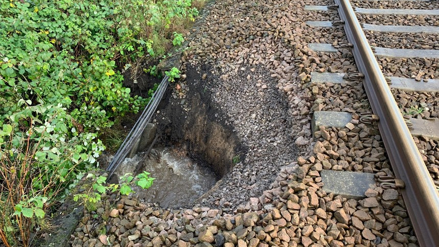 Embankment slip