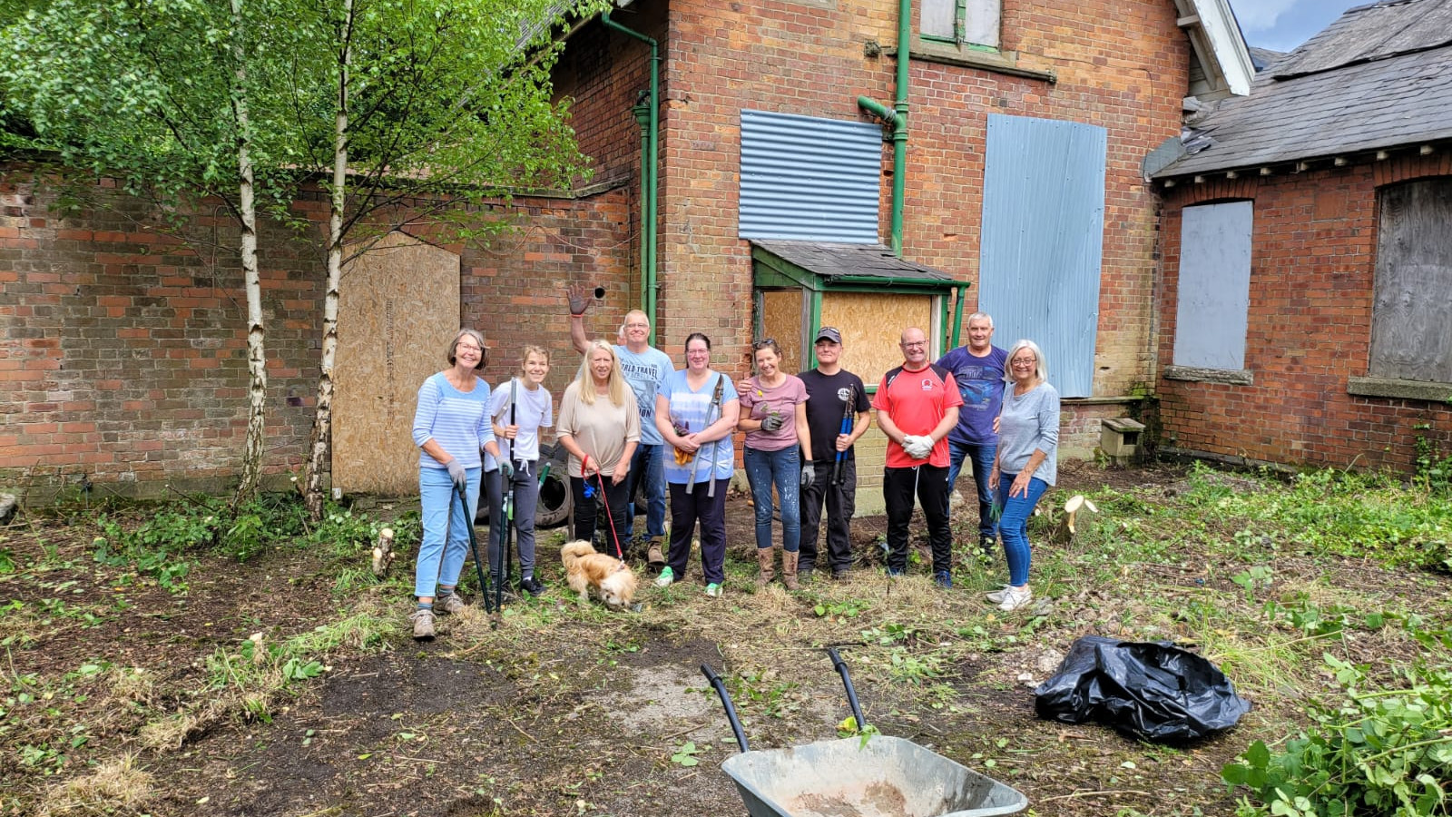Glazebrook station makeover