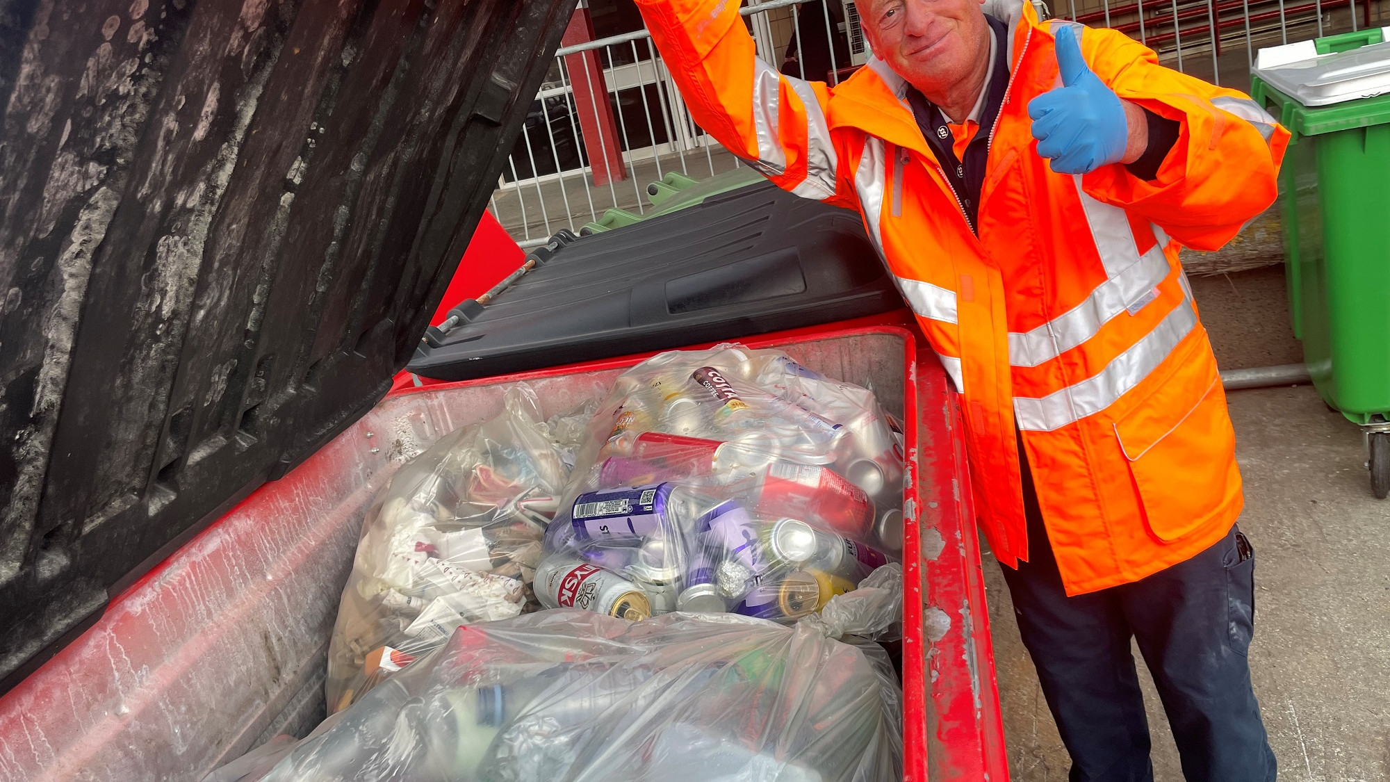 Image shows Dave Anderson at Bradford Interchange station (2)