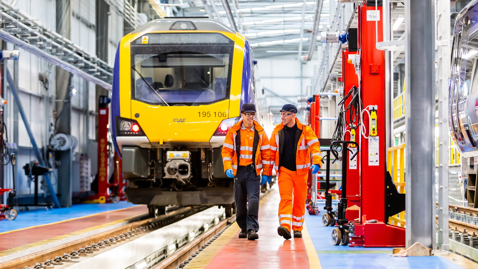 Image shows Northern hi-vis clothing at depot