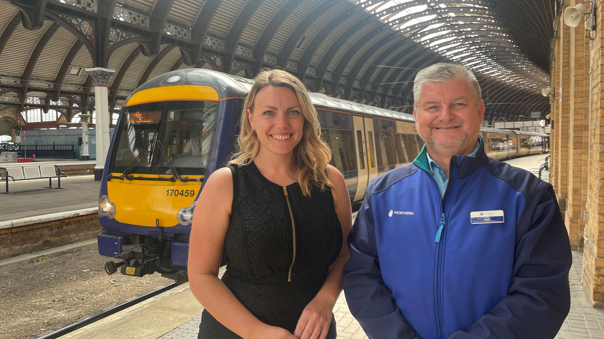 Image shows Pete Corley and Laura Palmer