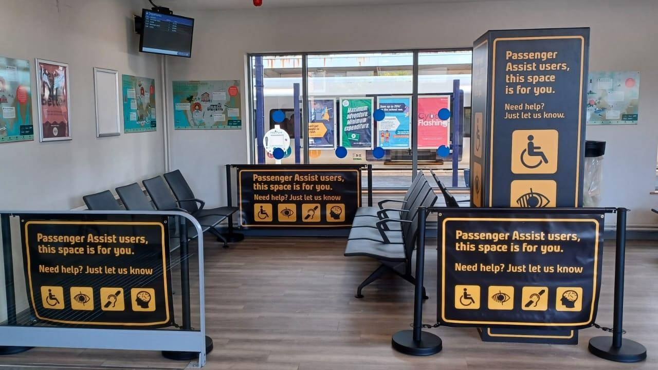 Image shows a new passenger assist point (2)