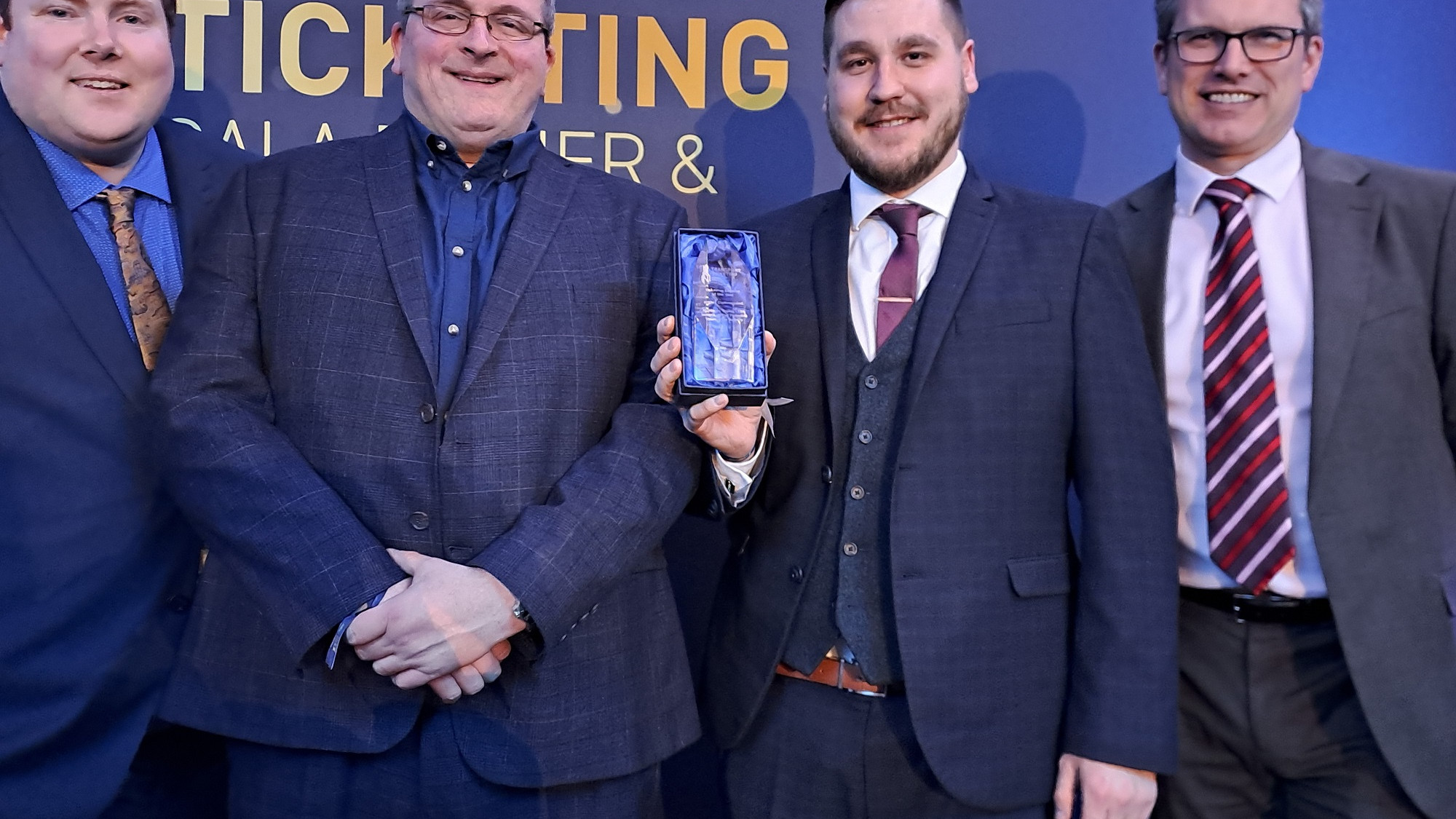 Image shows left to right Adrian Higgs, Ian Borthwick, Nick Laycock & Jason Wade