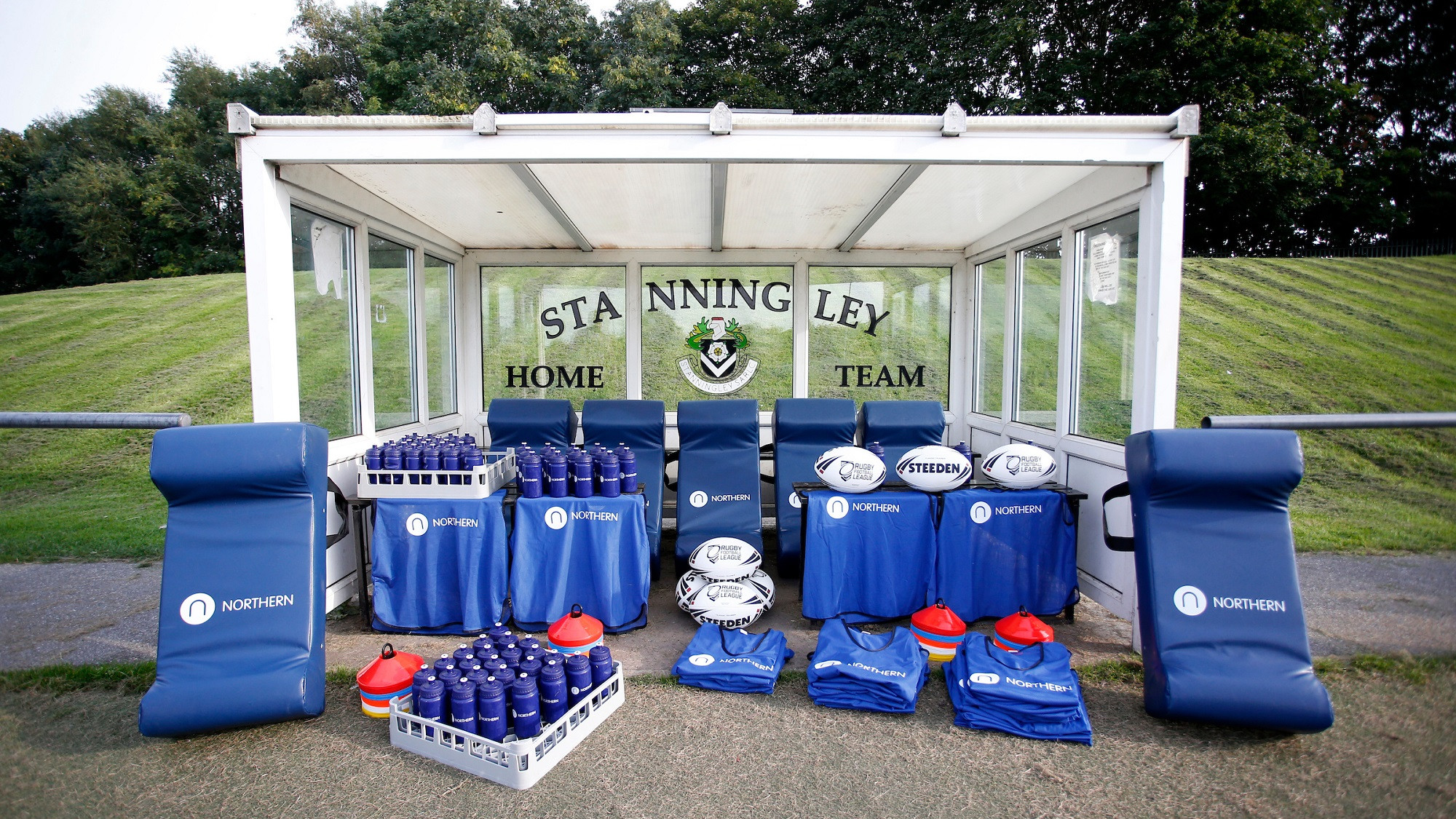 Image shows rugby kit donated by Northern