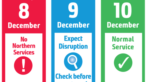 Image shows travel advice calendar - Dec 2023-2