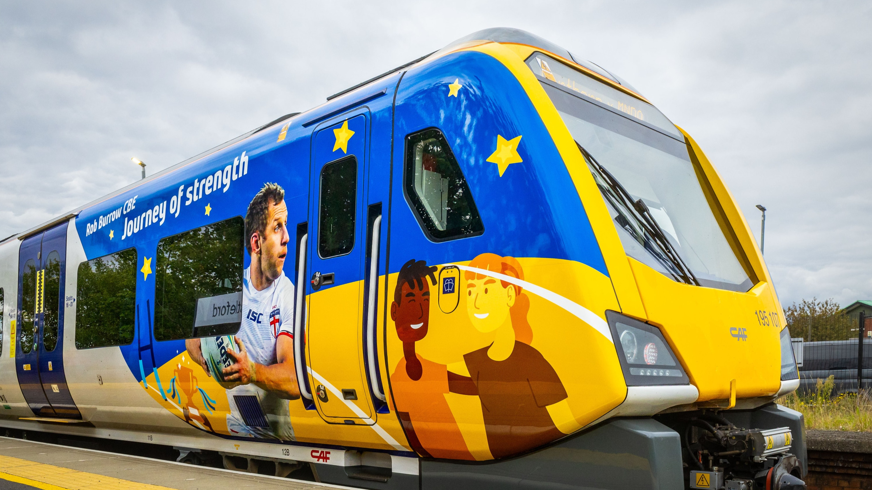 An image of the Rob Burrow train