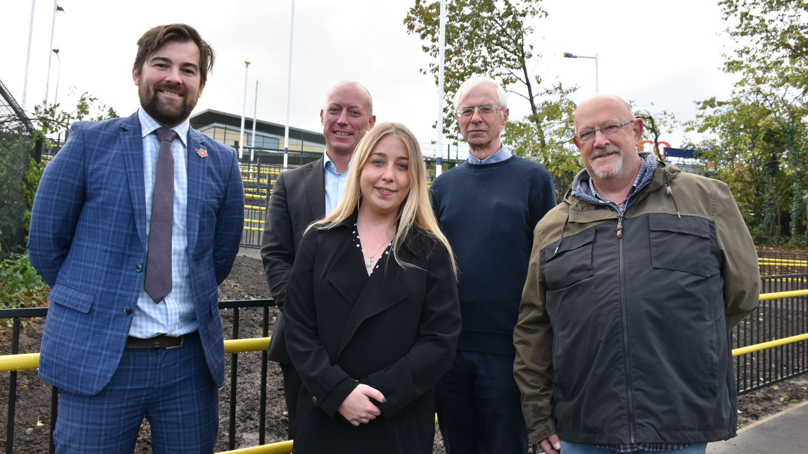 Sara Britcliffe MP at the opening of the new accessible ramp at Accrington