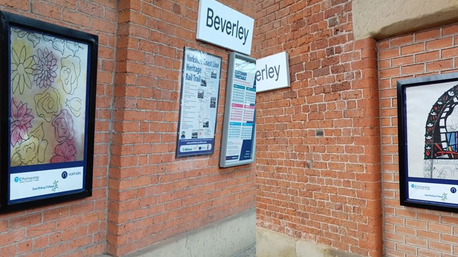 This image shows the artwork at Beverley