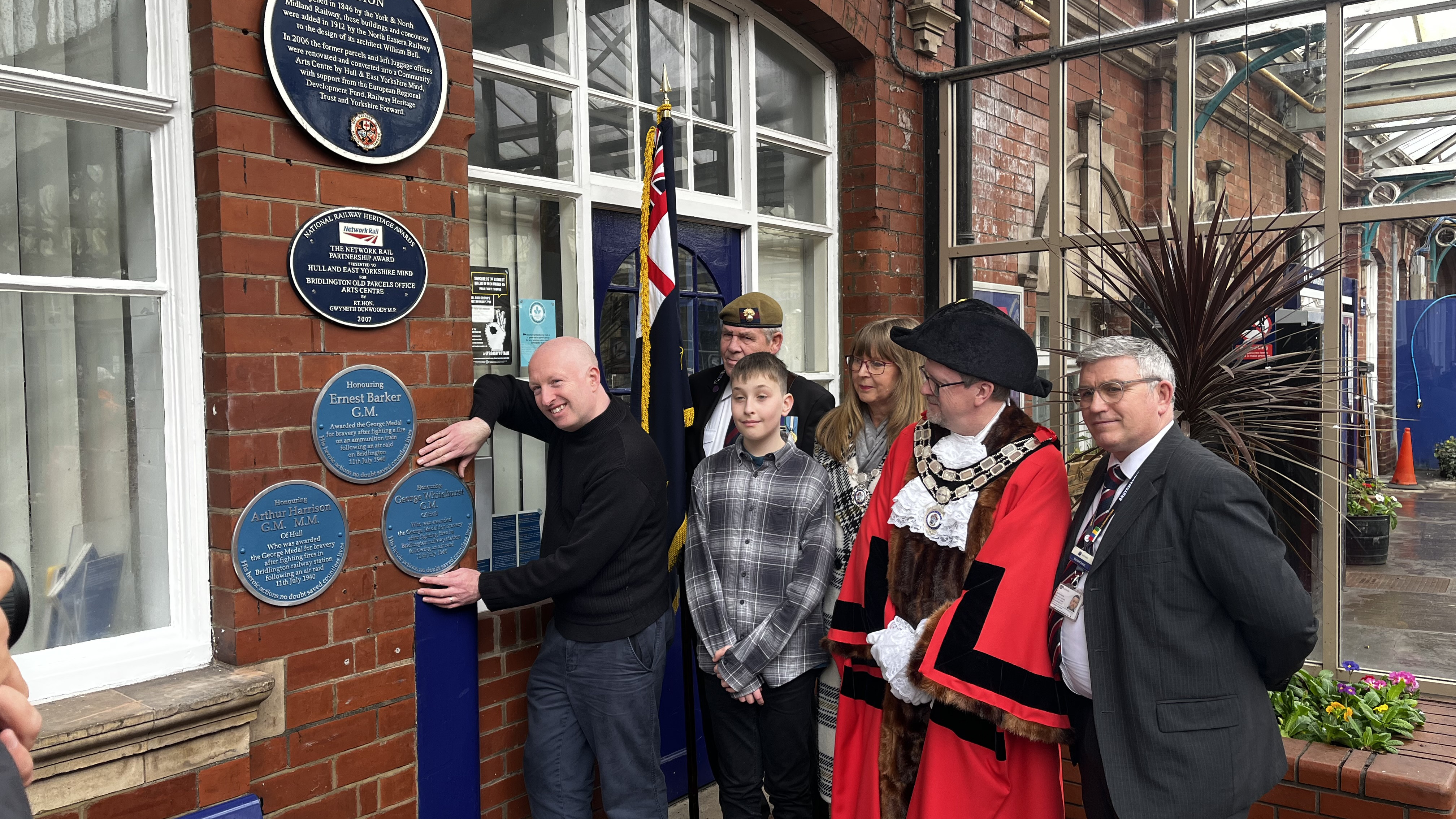 This image shows the celebration at Bridlington (29)